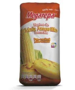 Harina de Maíz Amarillo Precocida Megarepa 1kg