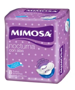 Toalla Femenina Mimosa Nocturna con Alas x8