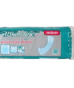 Protector Diario Sin Perfume Absorbex x20 unidades